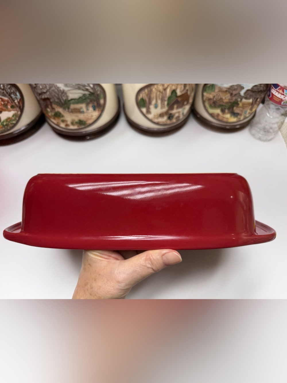 Chantel Rectangle Stoneware Lasagna Baking Dish - Oven to Table 8.75” x 10.5” - Picture 5 of 14